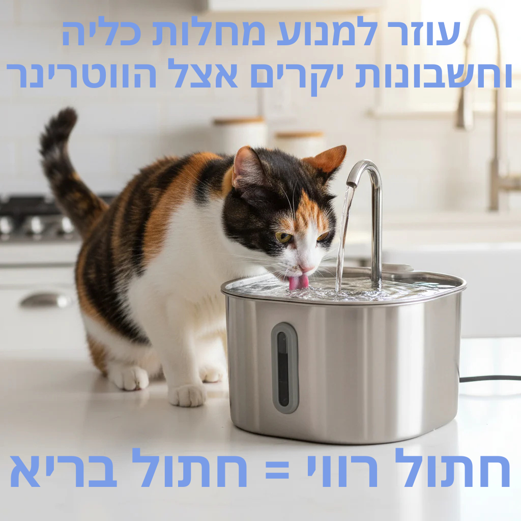 מזרקת המים המהפכנית מבית ROMANTA™