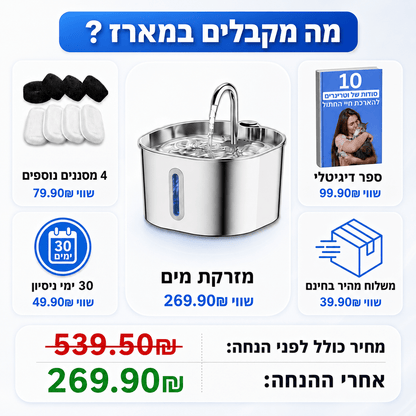 מזרקת המים המהפכנית WATER+