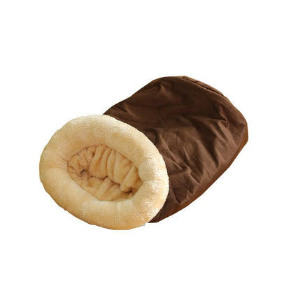 קן שינה מפנק וחמים לחתולים 100% כותנה